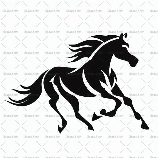 Galoppierendes Pferd